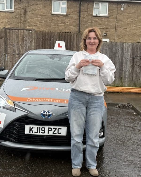 Kashia passed their driving test
